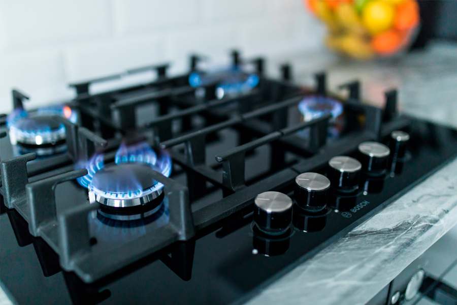 Cooktop para a cozinha nova
